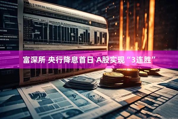 富深所 央行降息首日 A股实现“3连胜”